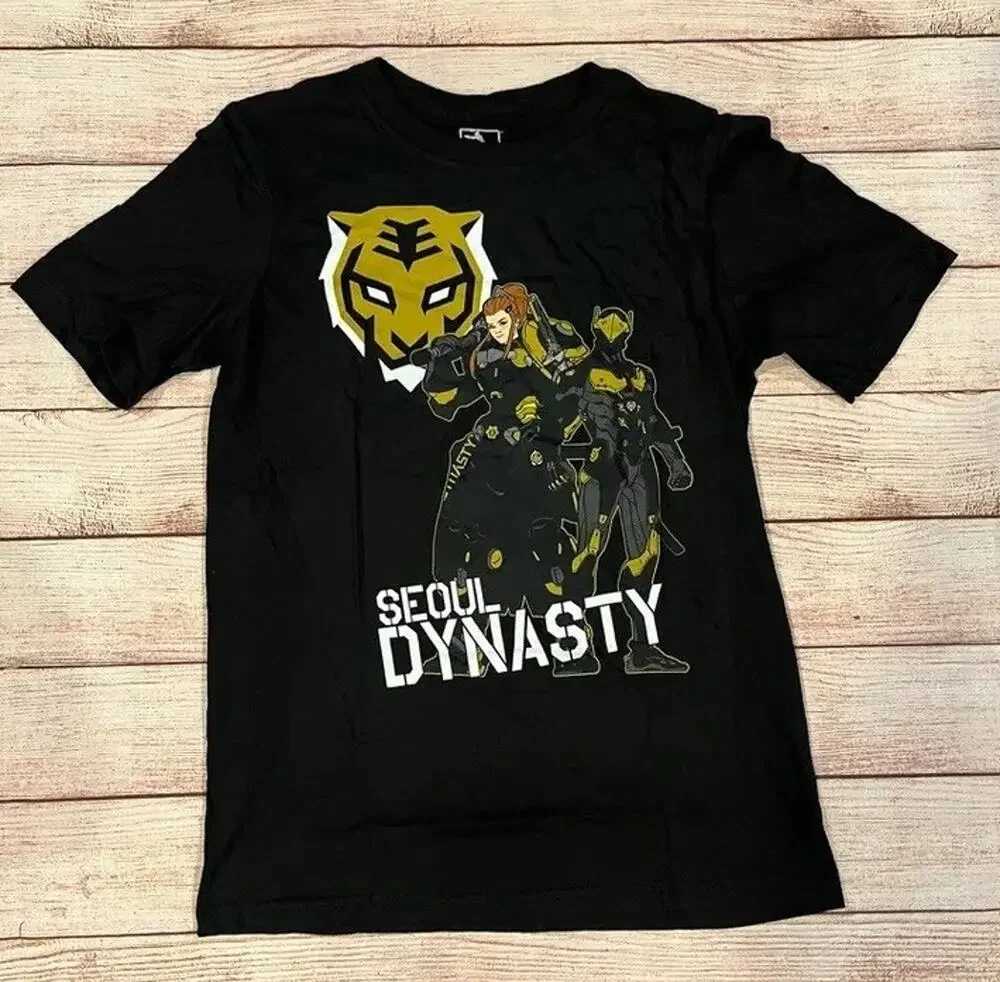 Blizzard Overwatch League - Seoul Dynasty Black T Shirt Youth Medium 10/12-NWOT